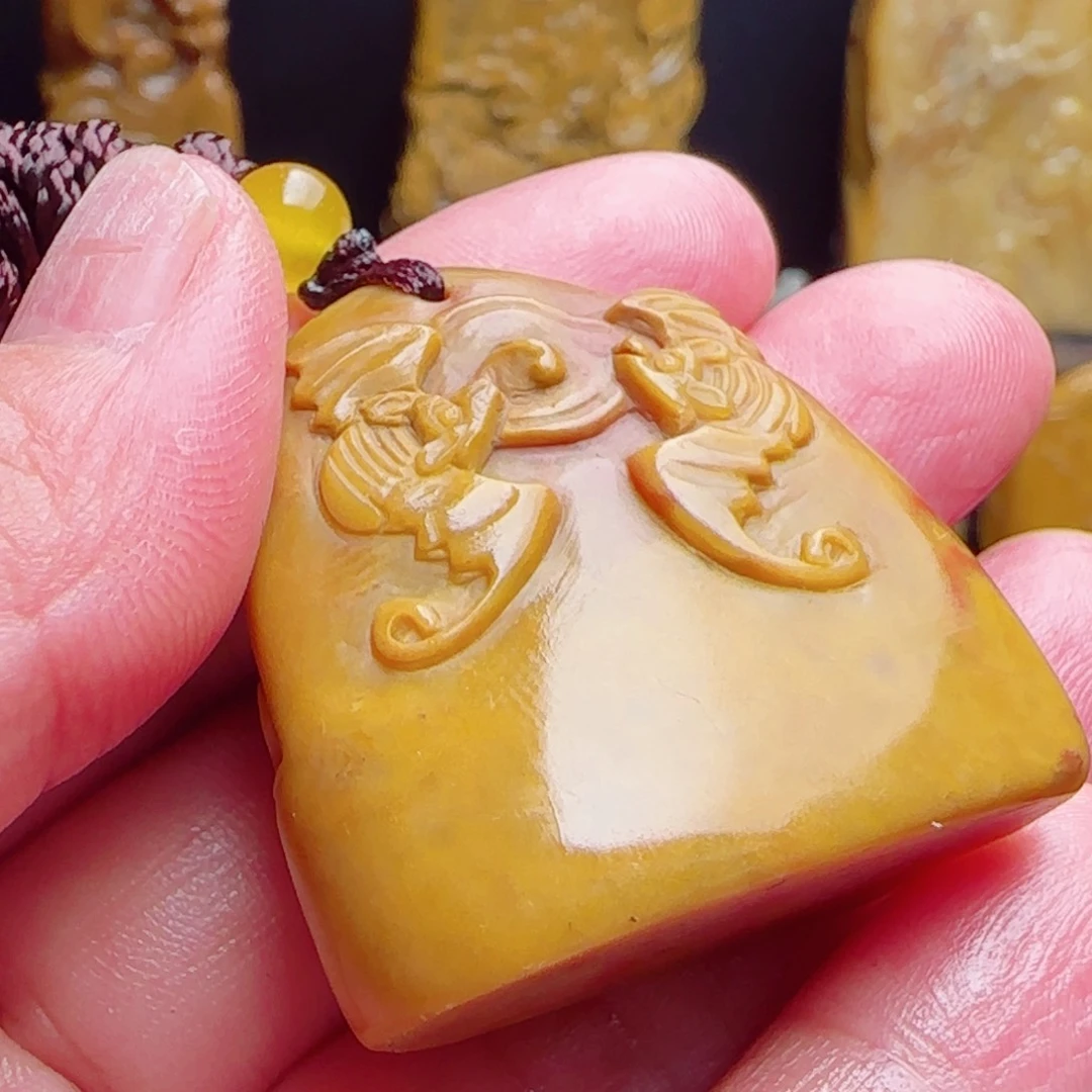 昌化石田黄石印章