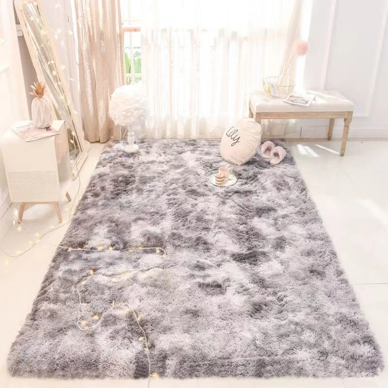 客厅地毯最新款2025高档大气加厚长毛地毯客厅卧室耐脏床边毯垫子