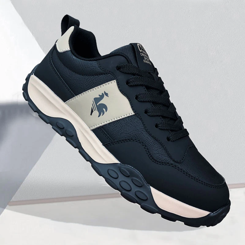 秋冬季新款男士休闲鞋百搭厚底轻便阿甘鞋透气韩版运动鞋跑步鞋男