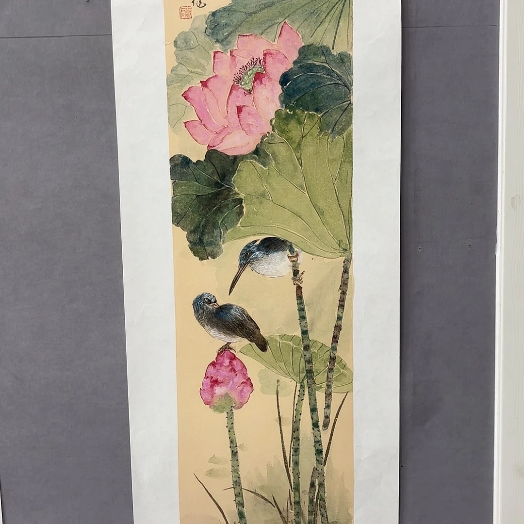国画艺术家真人手绘