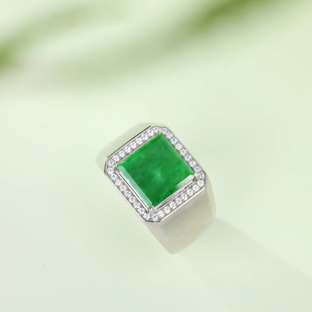 【央博玉】925银翡翠戒指-YB78220078-多样性发一|CXQ21