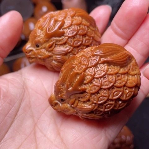 【闪购商品】手串/手链橄榄核35左右金币龙龟手球