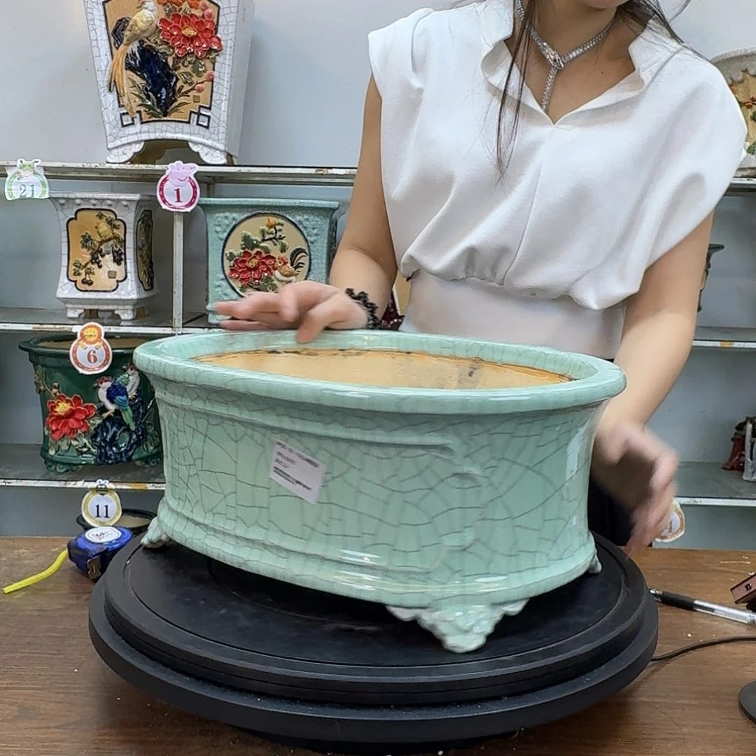 C***7石湾盆150陶泥花盆