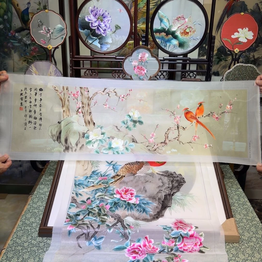 刺绣手工苏绣工艺制作技艺精湛