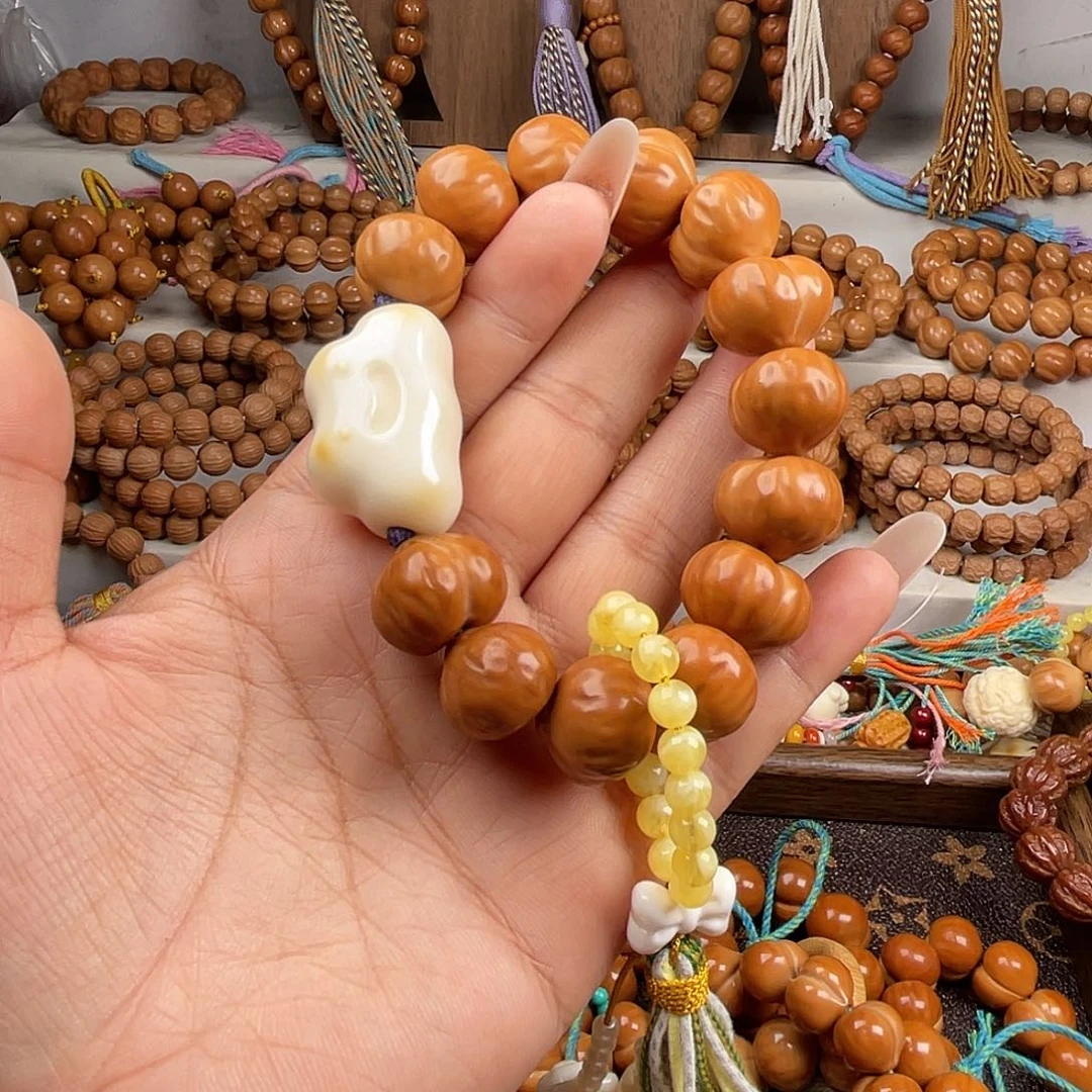 独****手串猴头核桃18+微瑕手捻