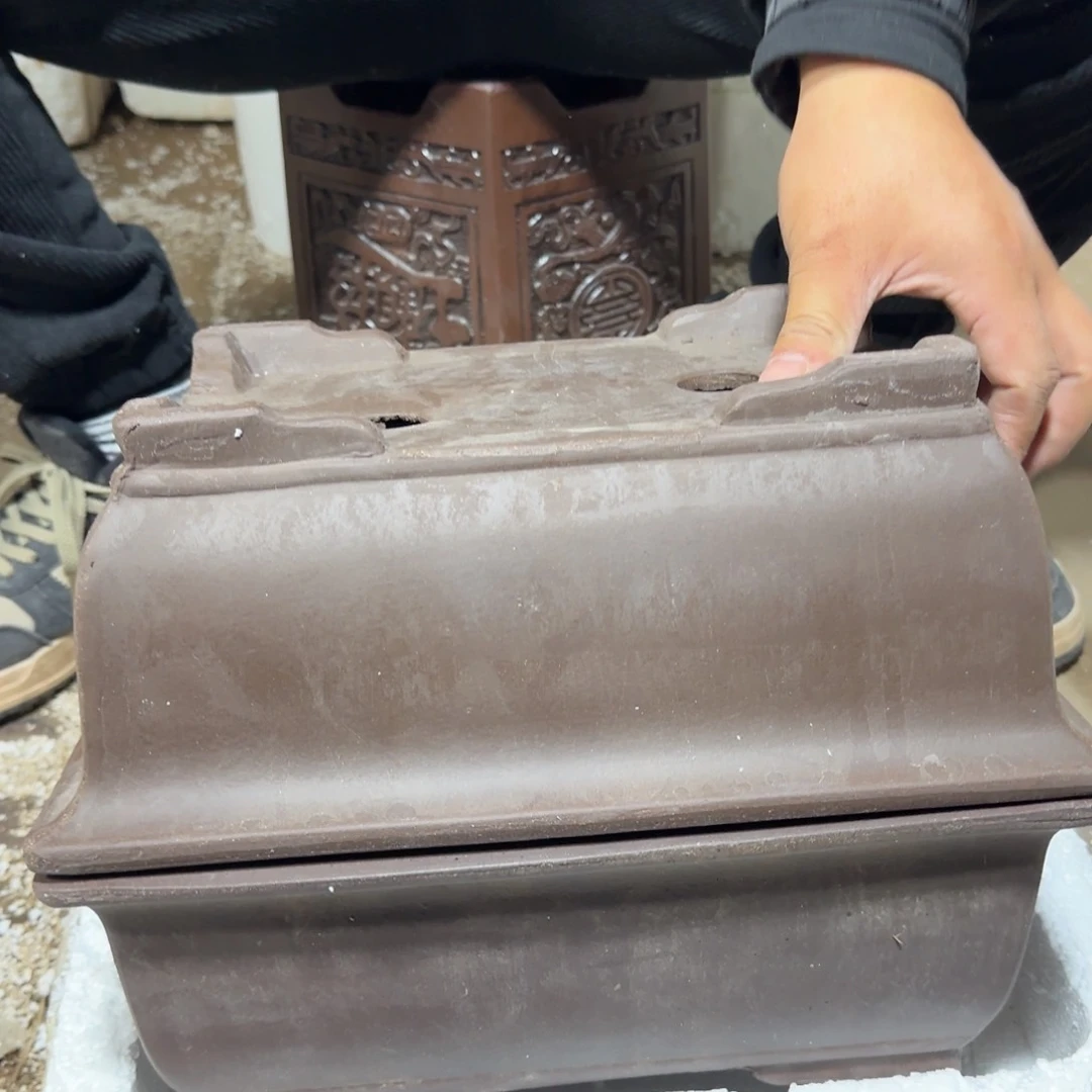 紫砂花盆口径26 18高度10