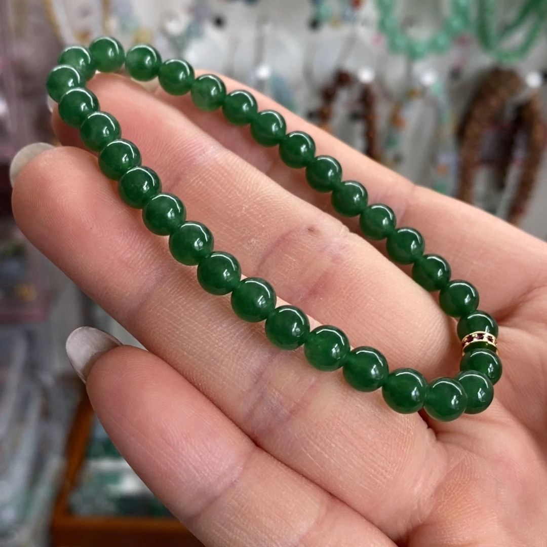 翡翠未镶嵌手链退换货运费自理