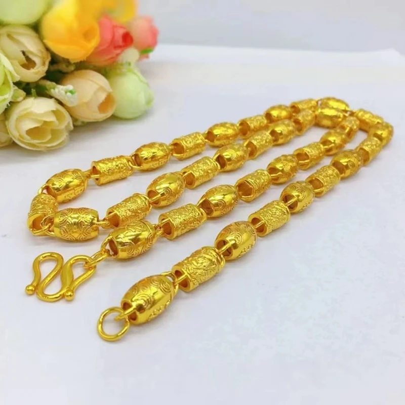 【橄榄福桶项链】2025新款时尚潮流百搭气质经典大气款