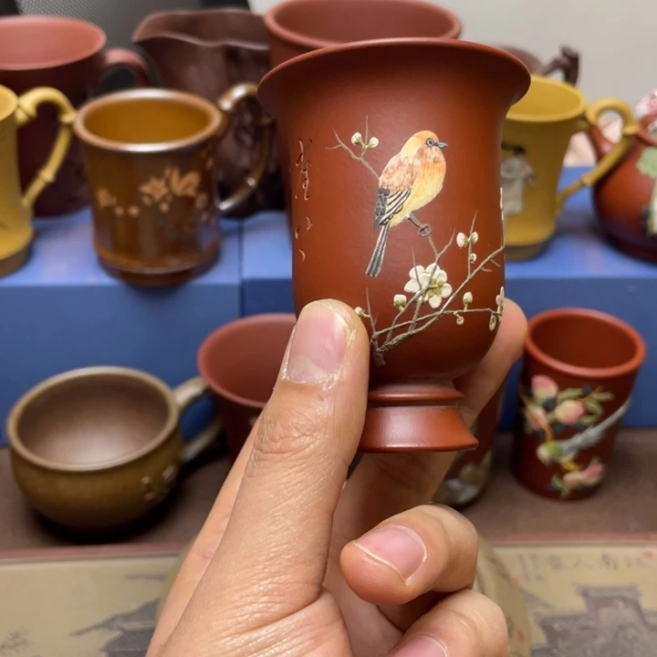 紫砂茶杯紫砂主人杯