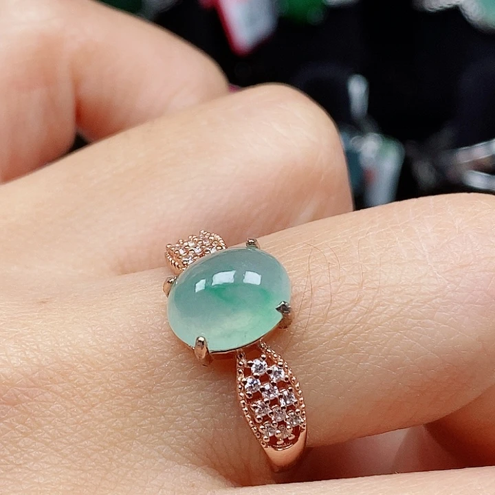 翡翠戒指未镶嵌戒指