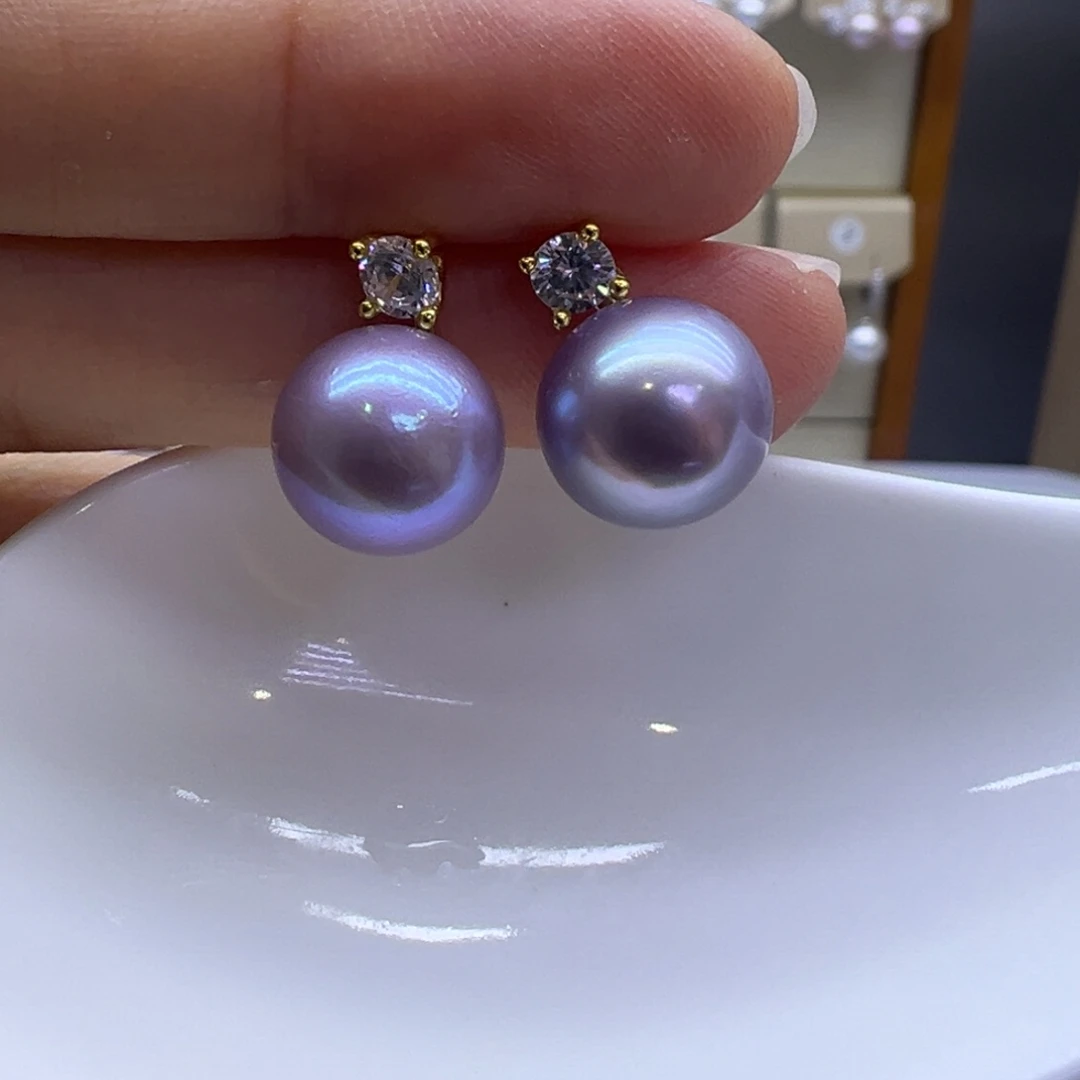 淡水珍珠耳饰未镶嵌