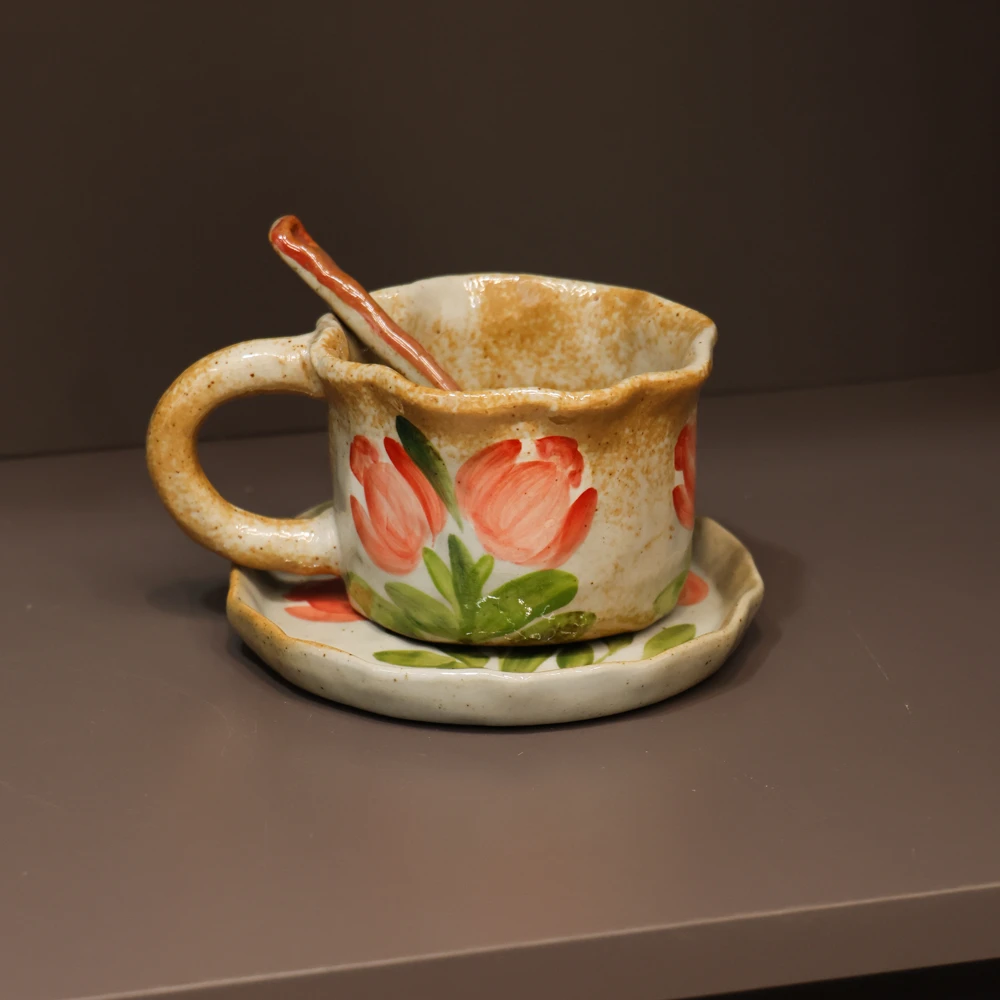 088景德镇马克杯水杯创意手绘陶瓷