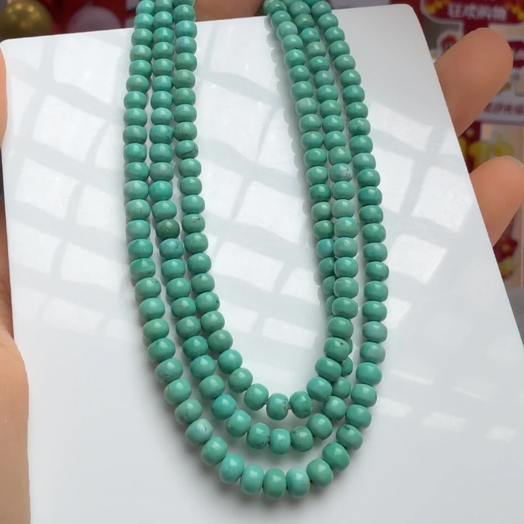 绿松石18K金镶嵌颈饰