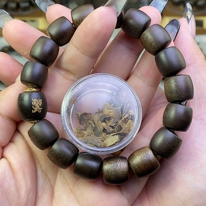 沉香沉香碎屑越南芽庄白棋楠1.2桶珠