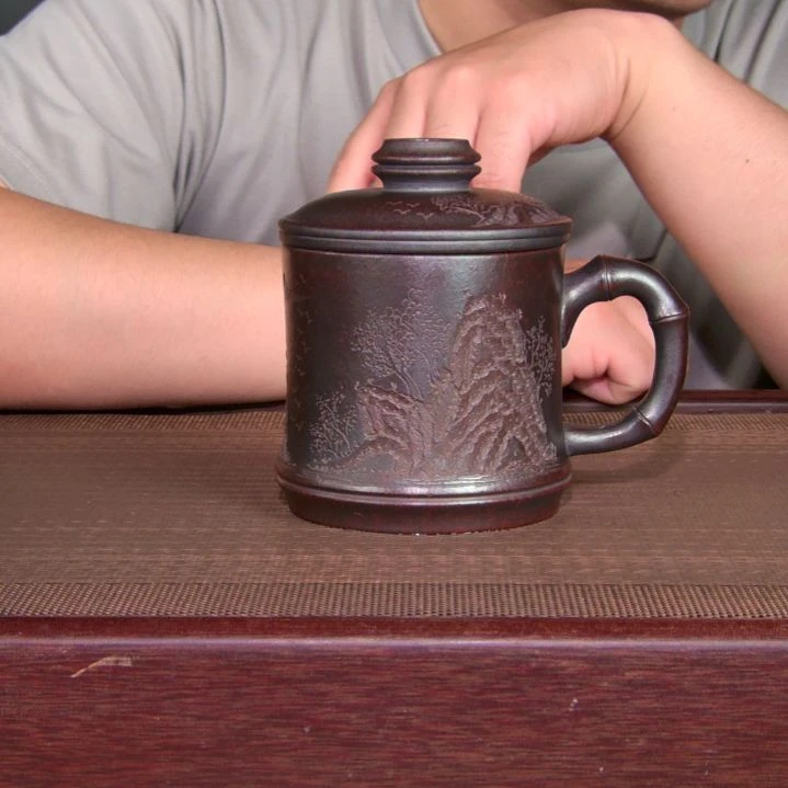 茶杯紫砂高货放漏