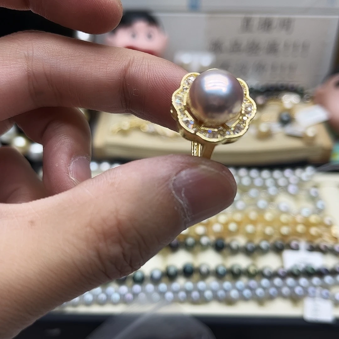 淡水珍珠未镶嵌戒指