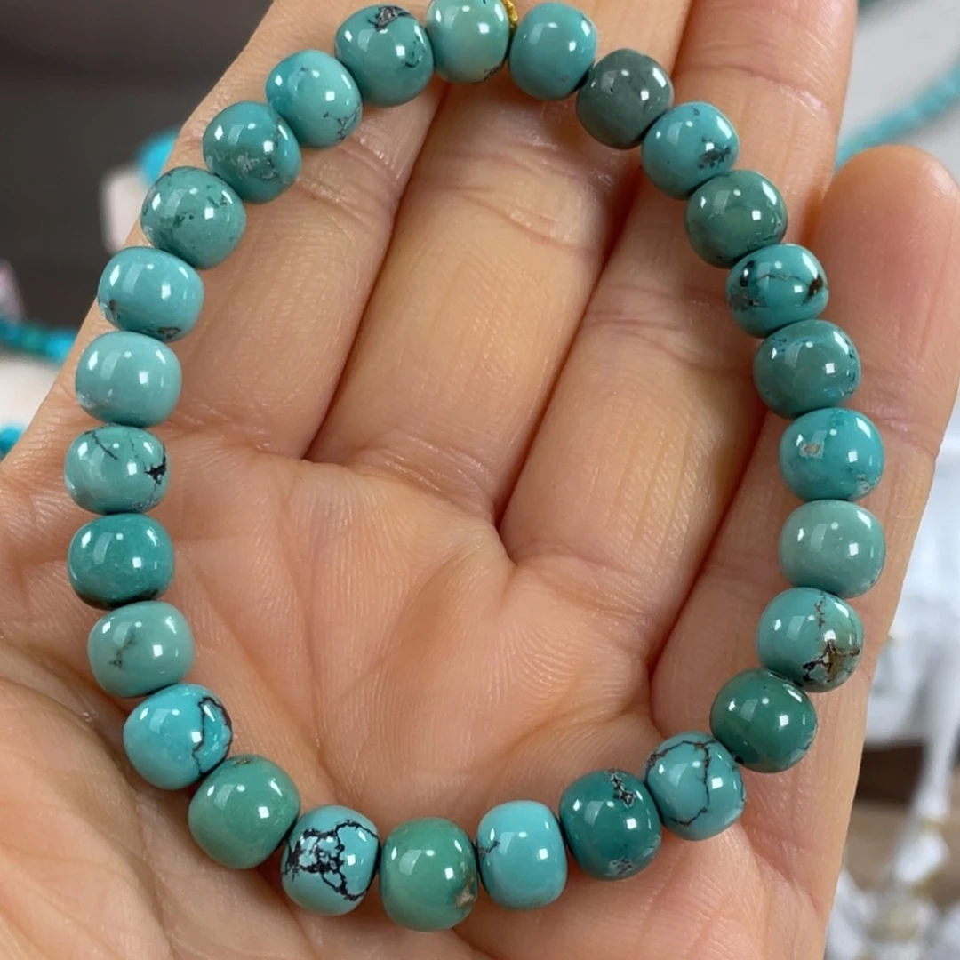 绿松石未镶嵌套链7.3mm