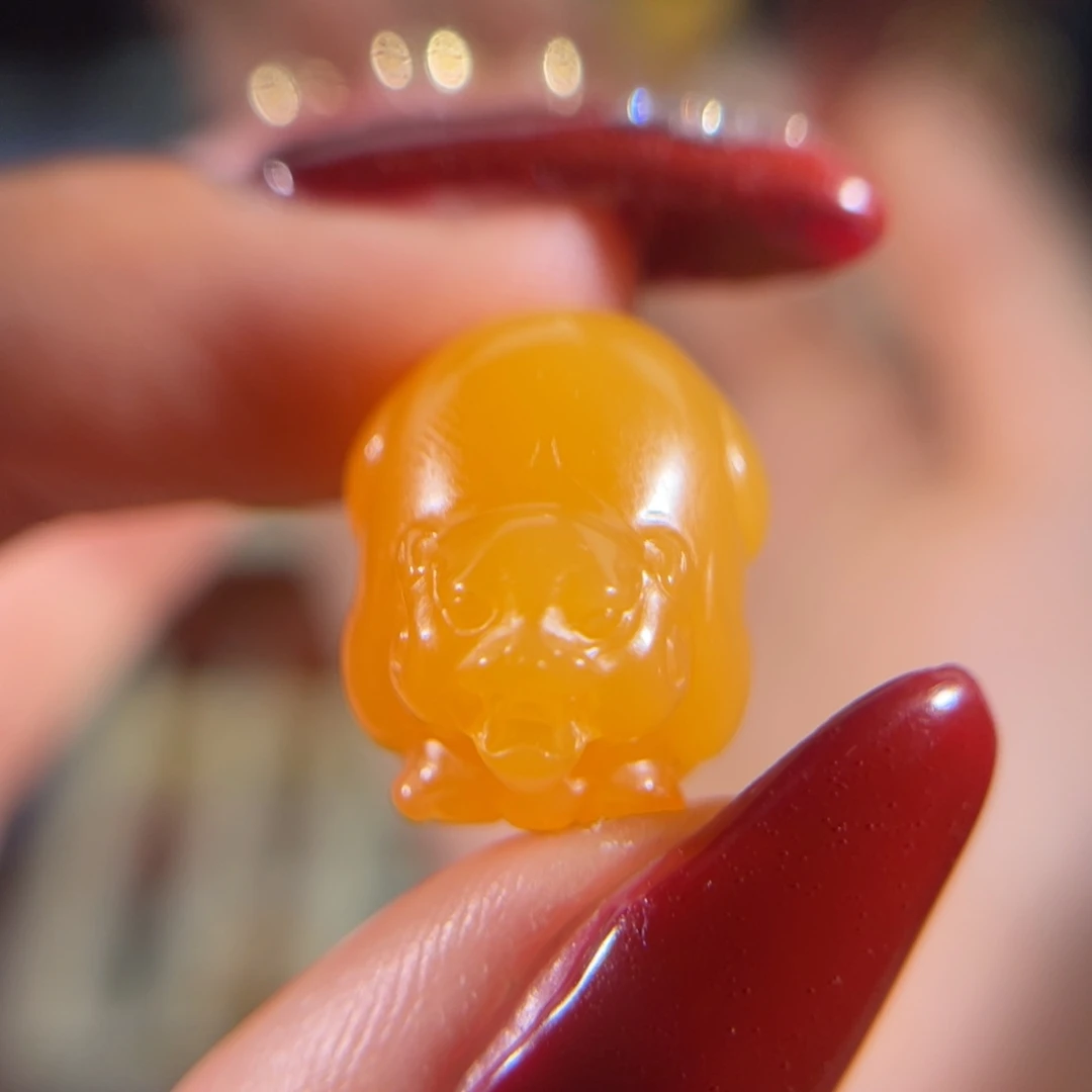 石英质玉（黄龙玉）缅黄 貔貅未镶嵌