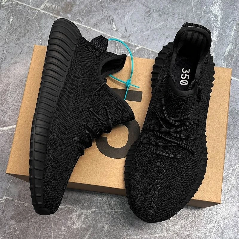 NEW BOLUNE/新百伦椰子鞋350纯黑色运动鞋男女满天星网面透气休闲