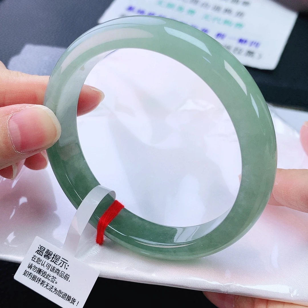 未镶嵌手镯翡翠59圈