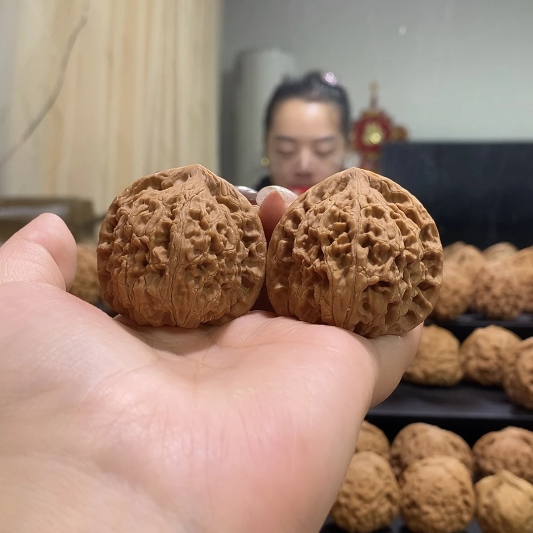 把件文玩核桃41水龙纹有修