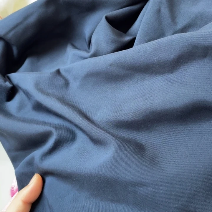 天丝（莱赛尔纤维）深藏蓝棉麻2米