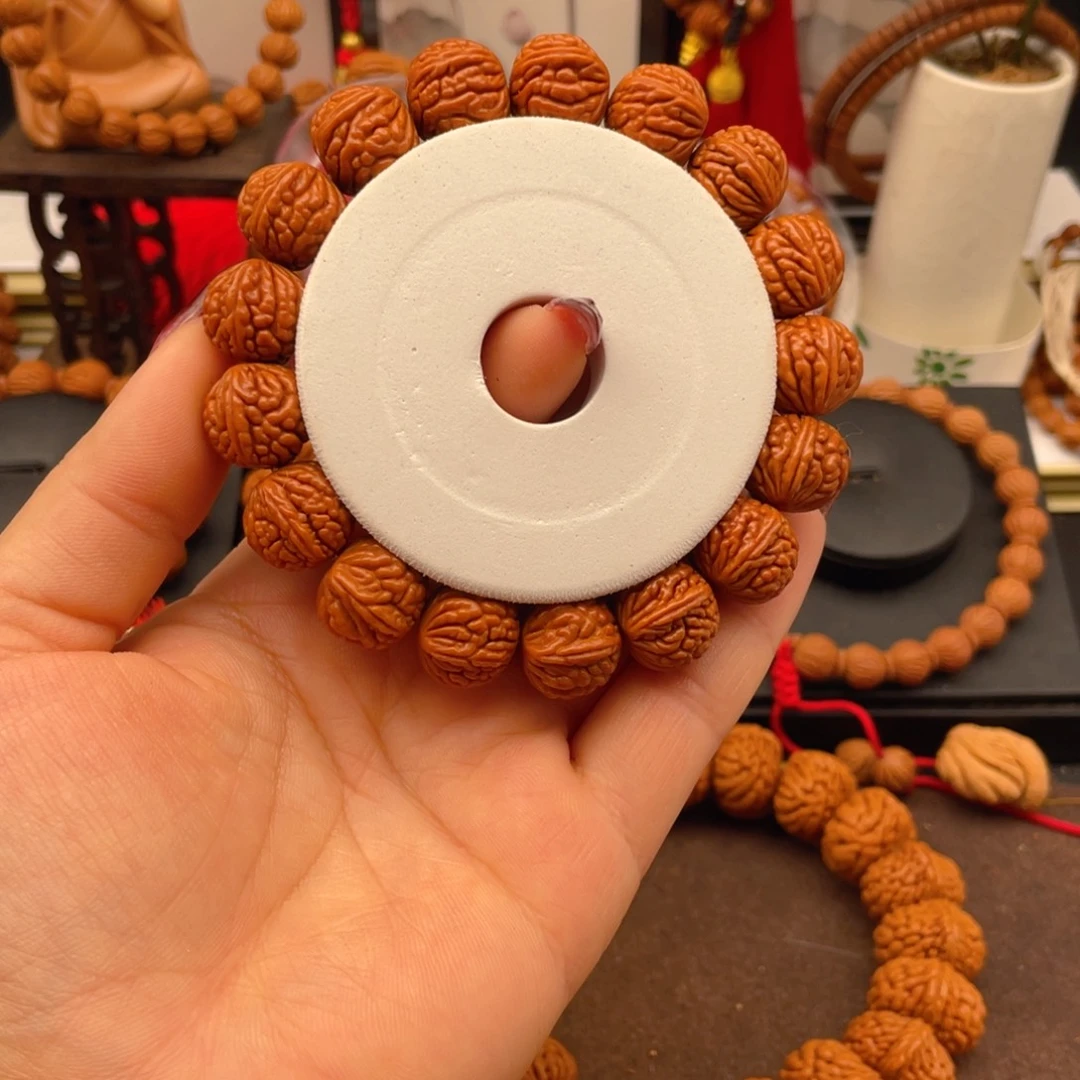 桃核吊坠野生红魔荔枝15-16尺