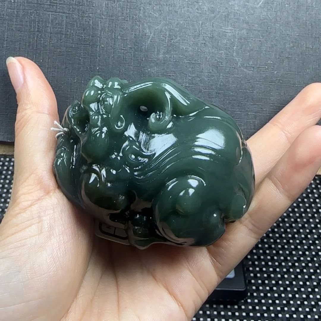 和田玉未镶嵌挂件春**实