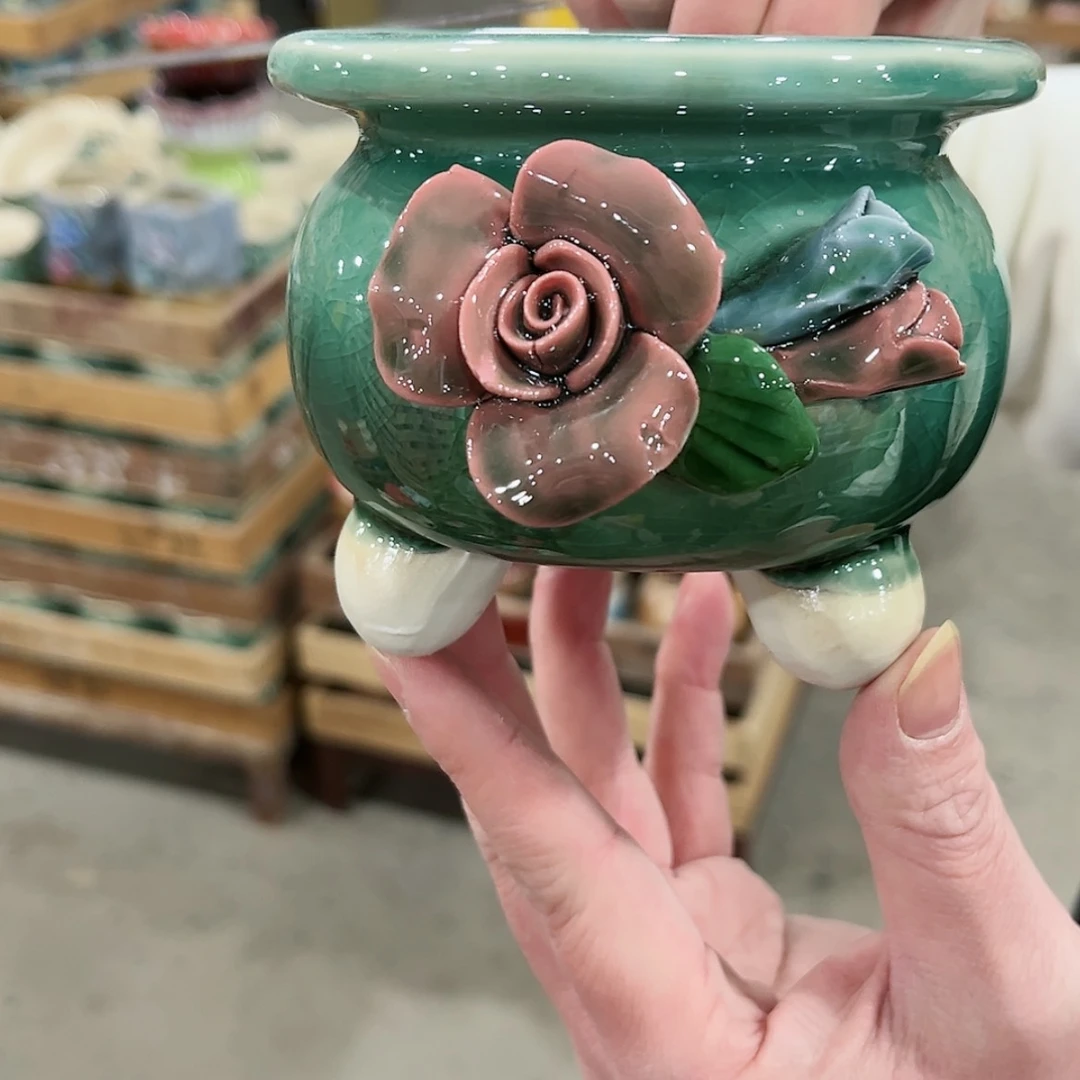 【闪购商品】陶瓷陶瓷多肉植物花盆