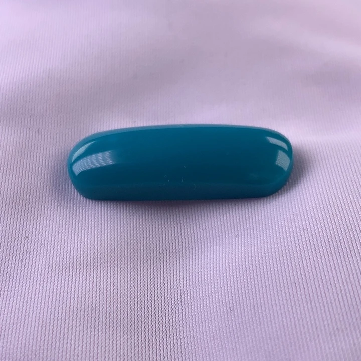 绿松石未镶嵌珠宝奇石10.4x28.8x5.6mm