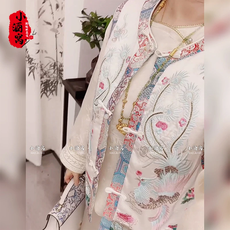 [凤舞九霄-马甲] 小酒窝新国风 新中式时尚气质重工刺绣马甲-55
