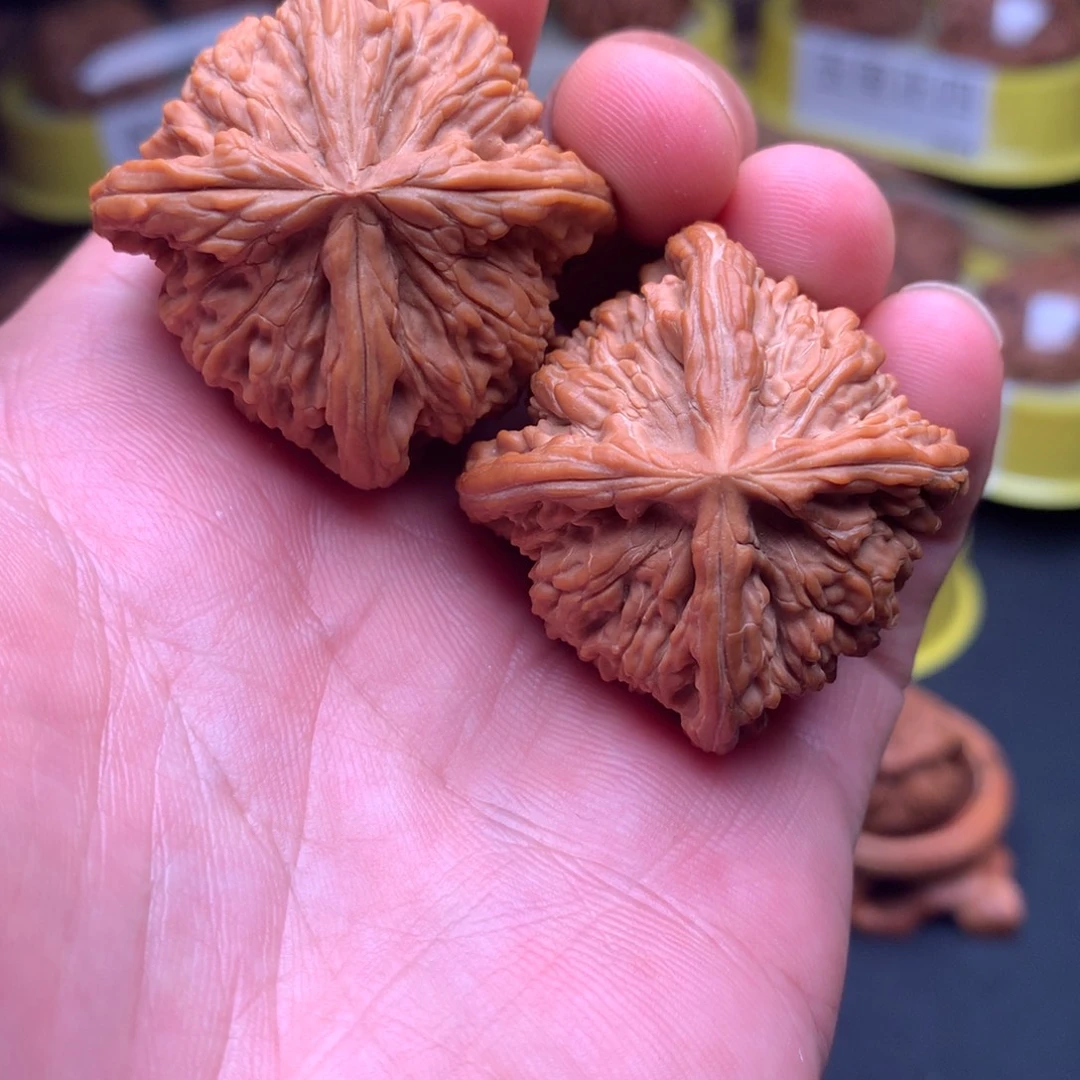 吊坠文玩核桃楼四棱