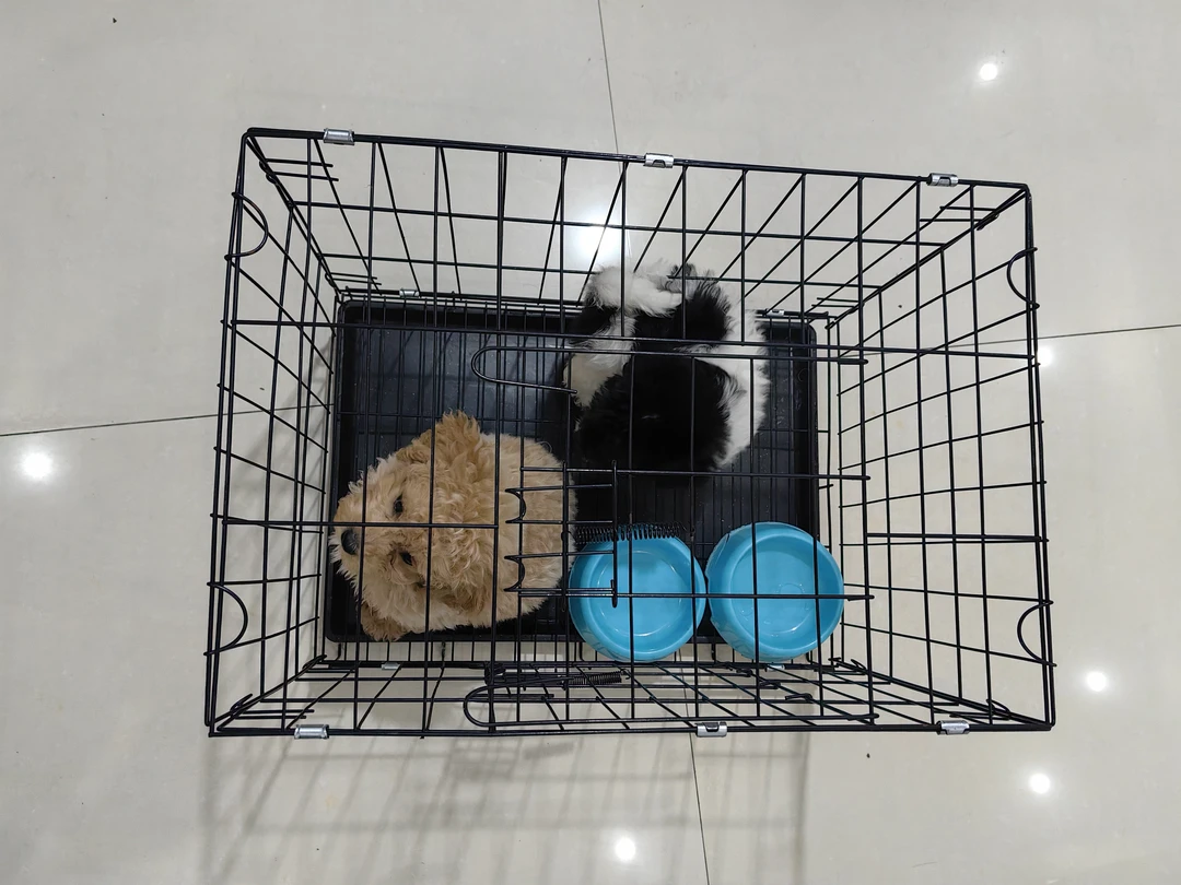 可折叠多功能狗笼适合大中小型犬带厕所也可当猫笼兔笼