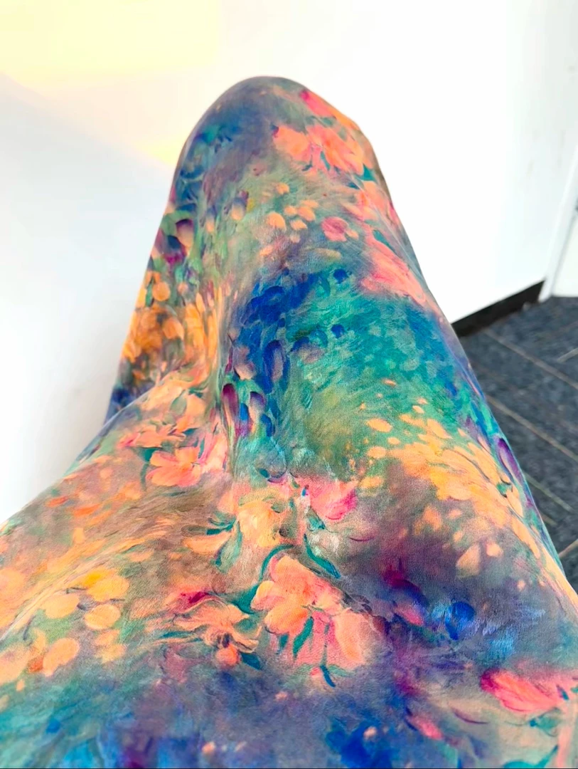 【莫奈繁花】28姆米花萝香云纱现货发无退换