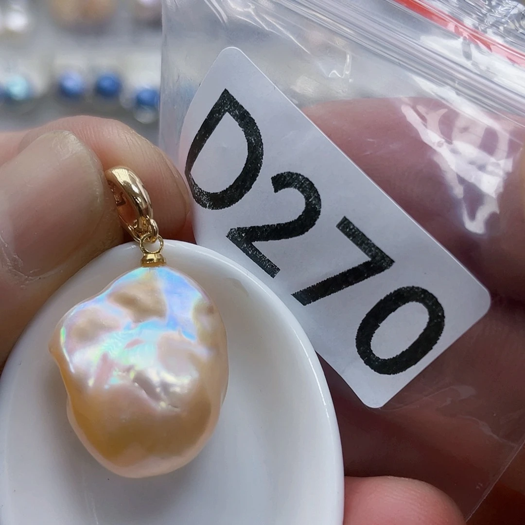 淡水珍珠颈饰银S925镶嵌