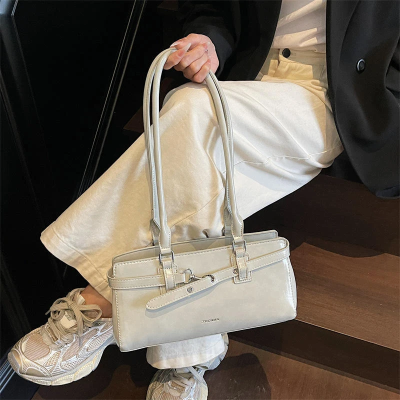 高级感洋气手提小包包女2025新款时尚超火托特包百搭单肩包腋下包