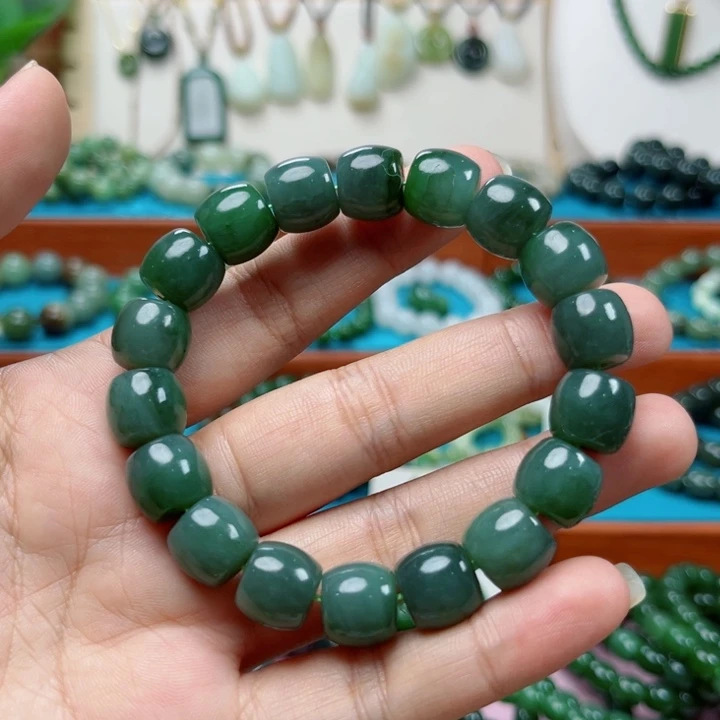 未镶嵌手链和田玉卡12