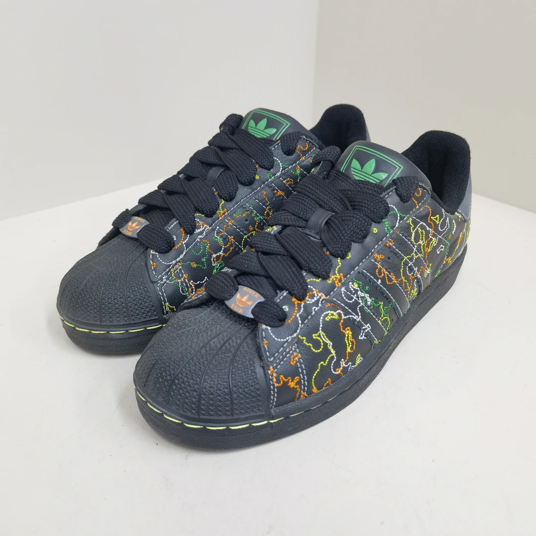 adidas 阿迪达斯 全明星地图绘 配色板鞋 38.5码 全新原盒