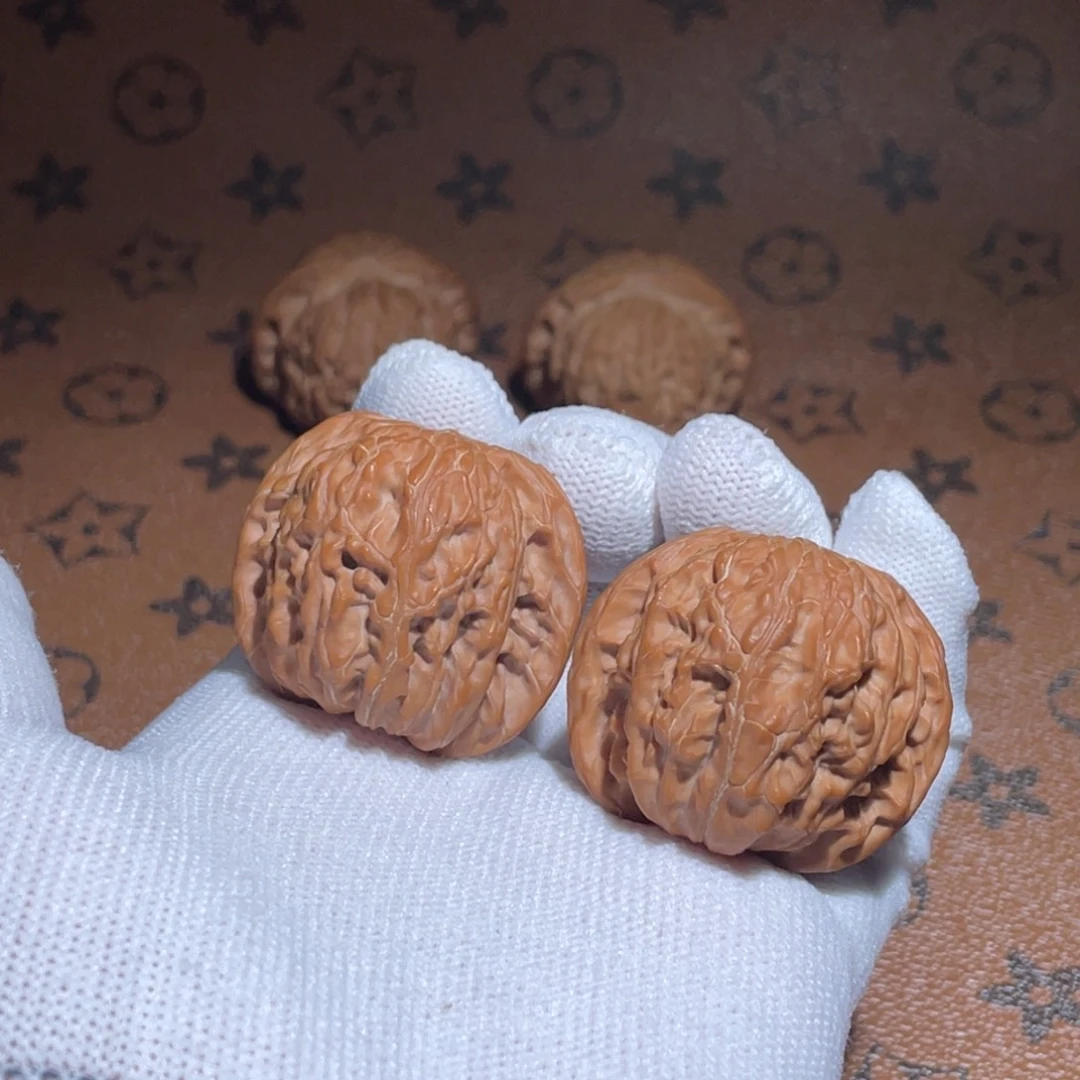 吊坠文玩核桃39加红皮山地小正磨