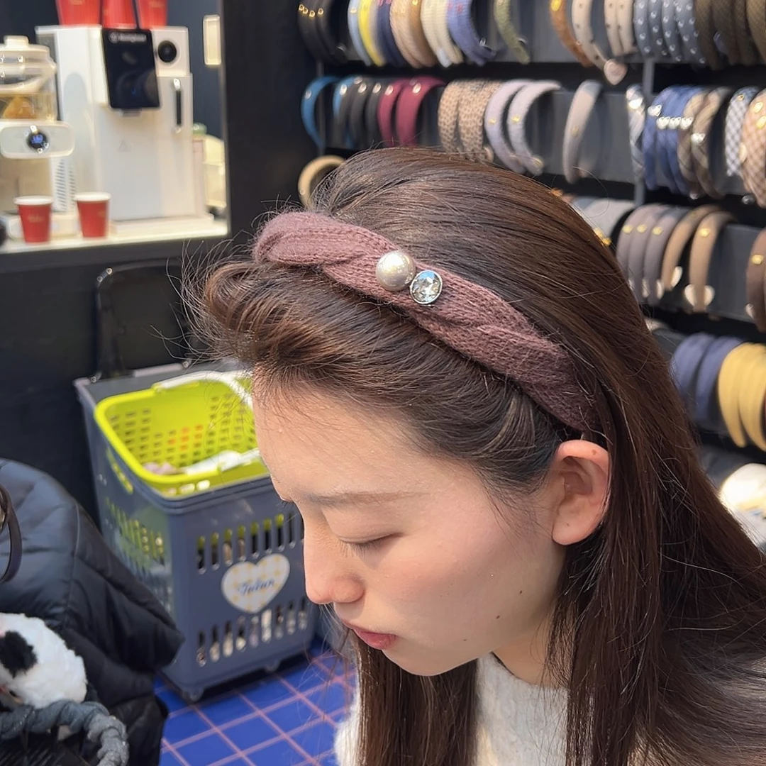 布艺铁合金发箍哦