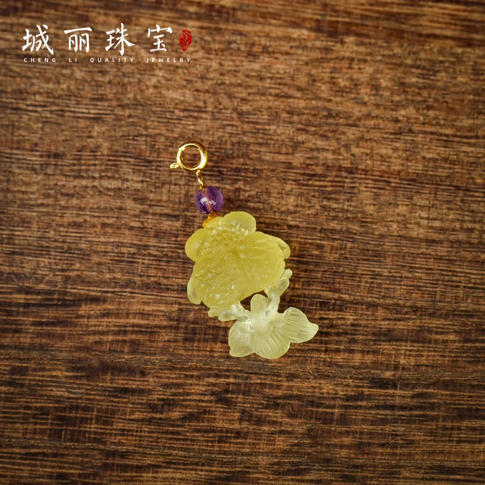 非金属皮质吊坠 【城丽】九紫引才路鱼丙午专属吊坠/个ZJH-2173-1