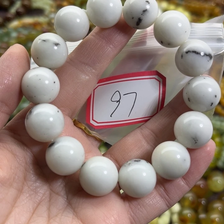 蛇纹石玉未镶嵌手链