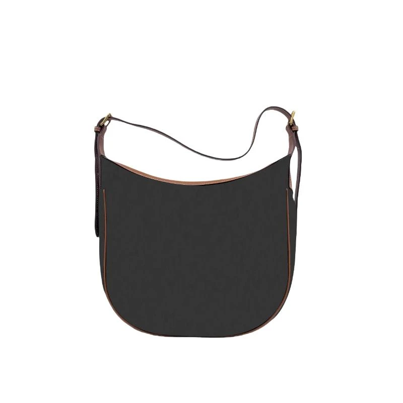 时尚潮流真皮新款女包斜挎包 10763 花色半月腋下ho博