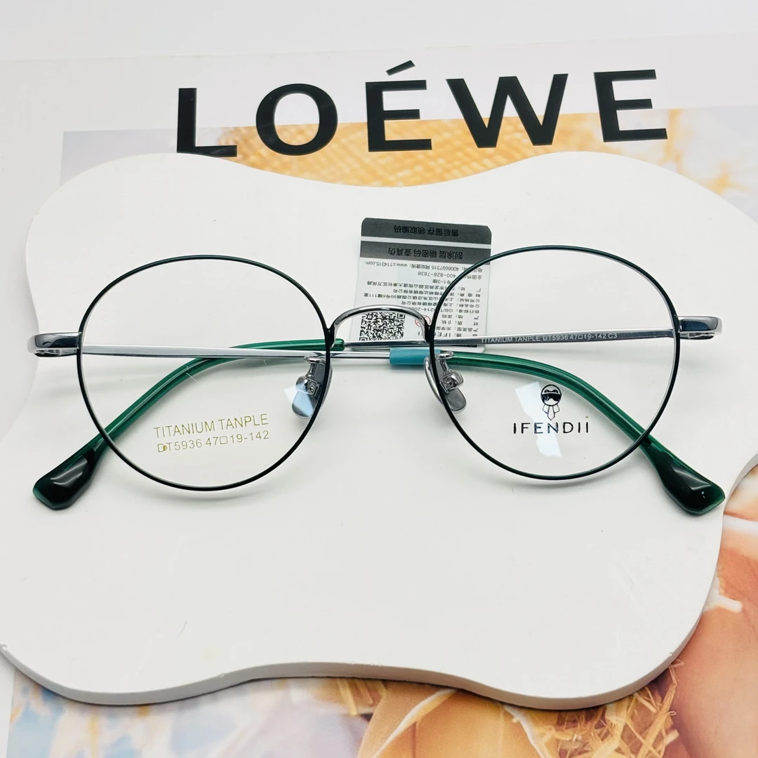 复古眼镜超轻钛架潮流韩版近视眼镜框近视镜圆框时尚圆形框镜钛镜