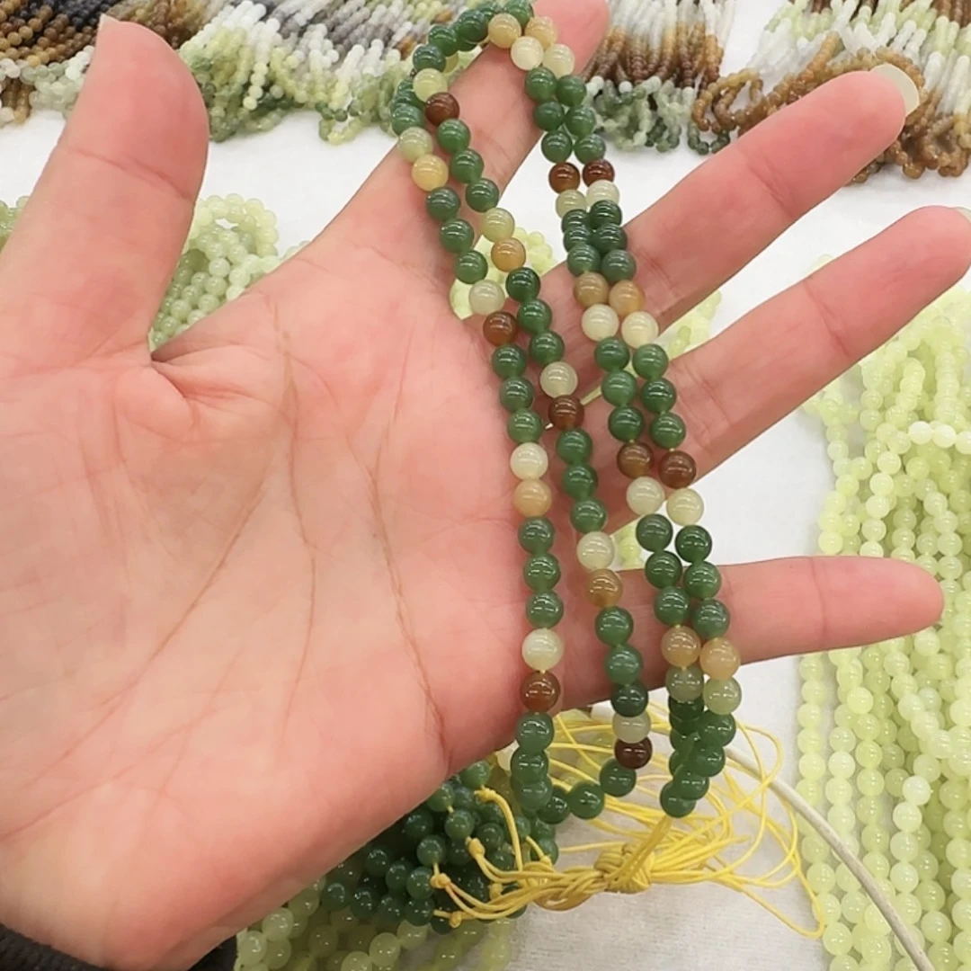 和田玉未镶嵌毛衣链