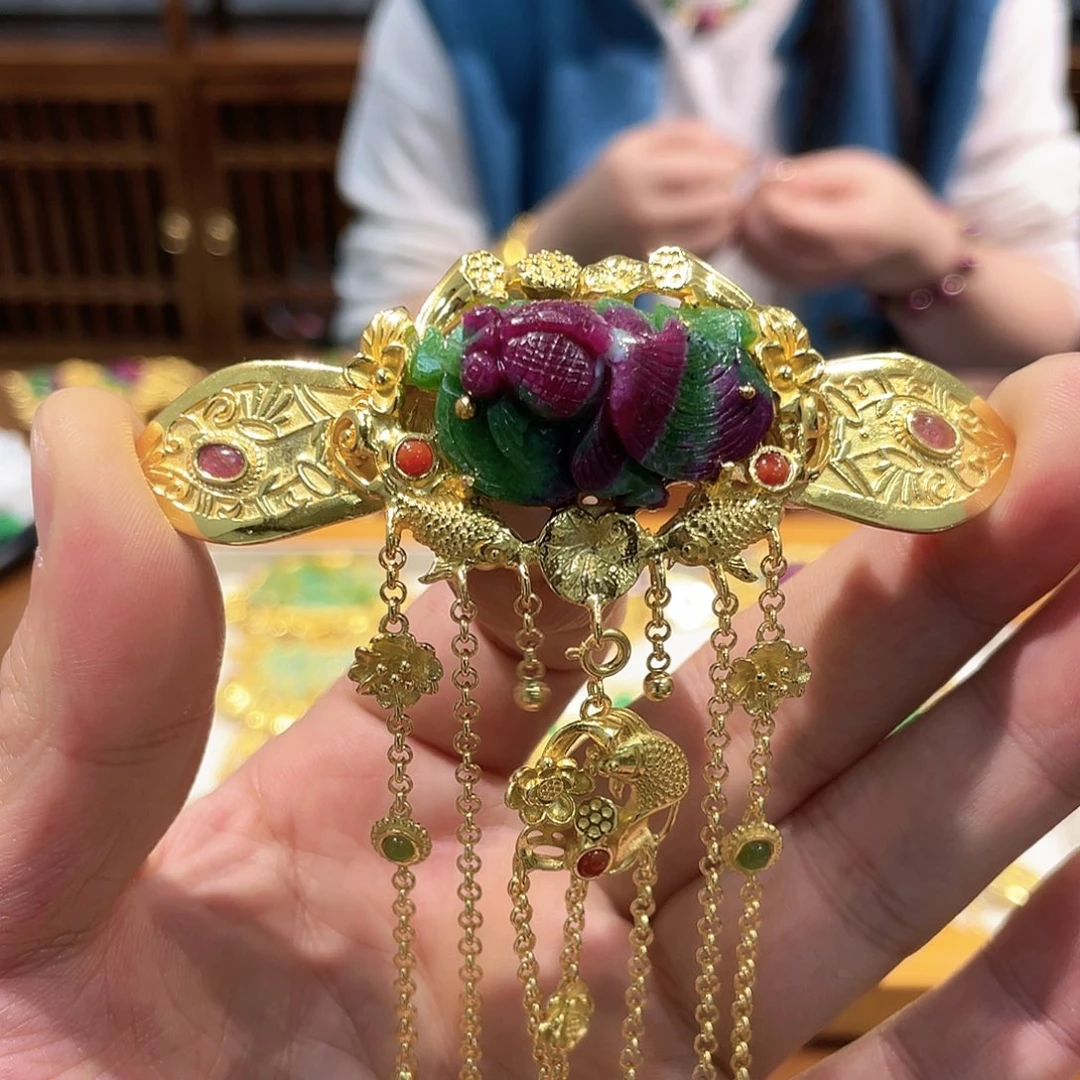锦纶铁合金发夹发饰