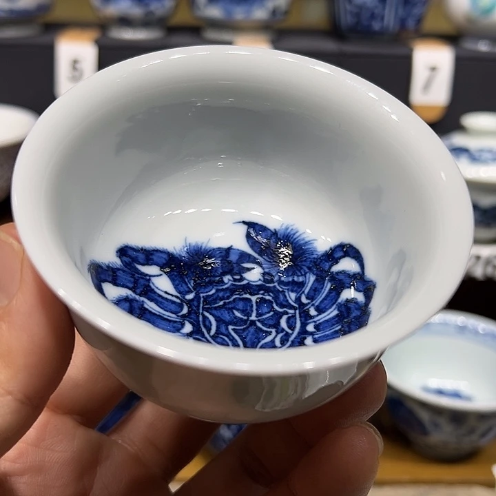 怀***王青花手工有钳炉式品茗杯