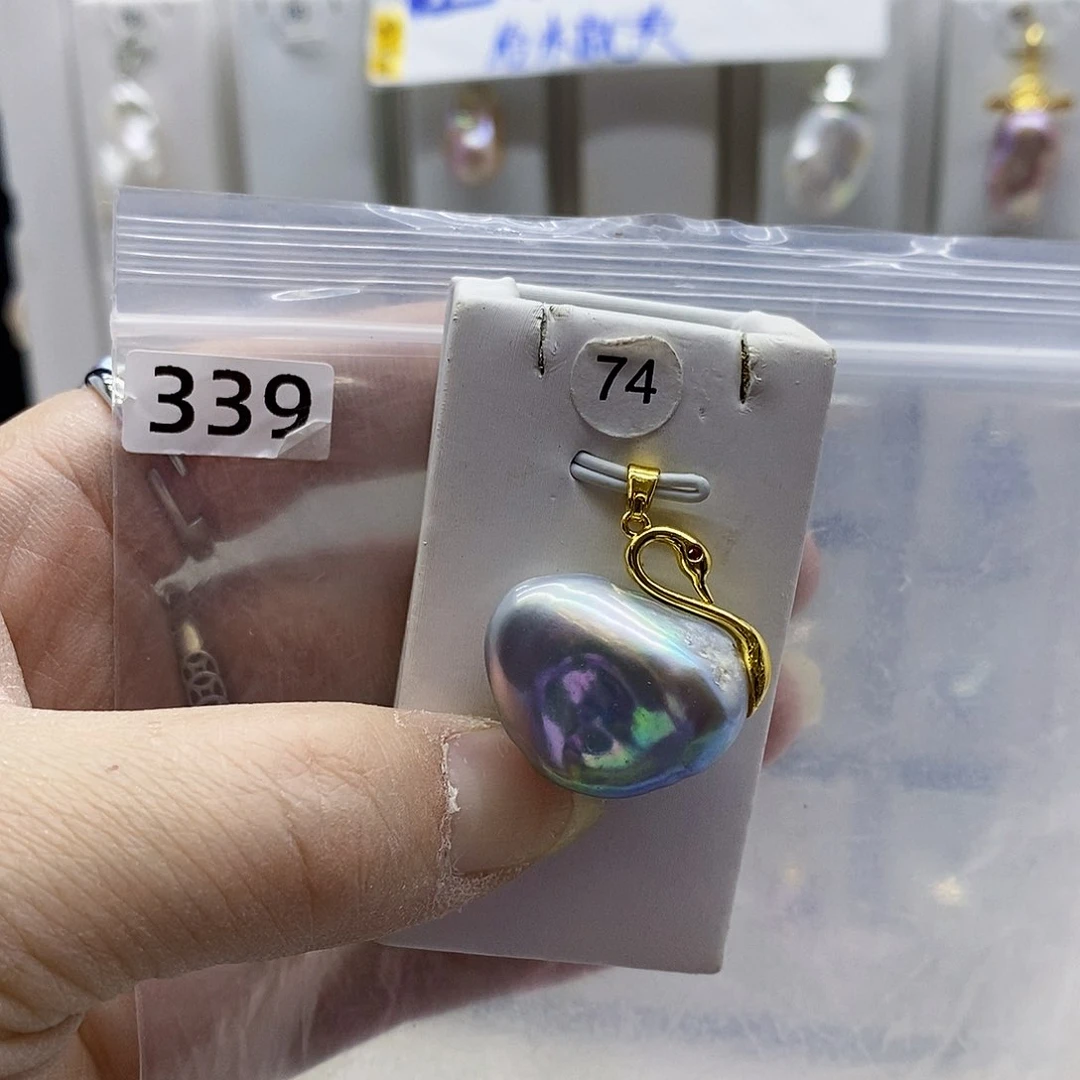 颈饰合金淡水珍珠