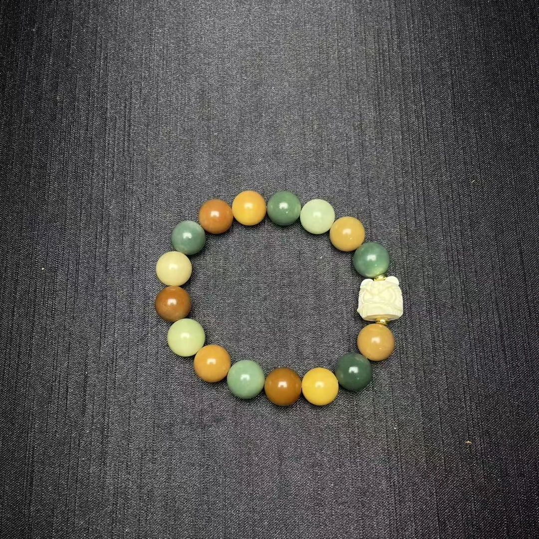 yhy-108-渐变菩提醒狮手串