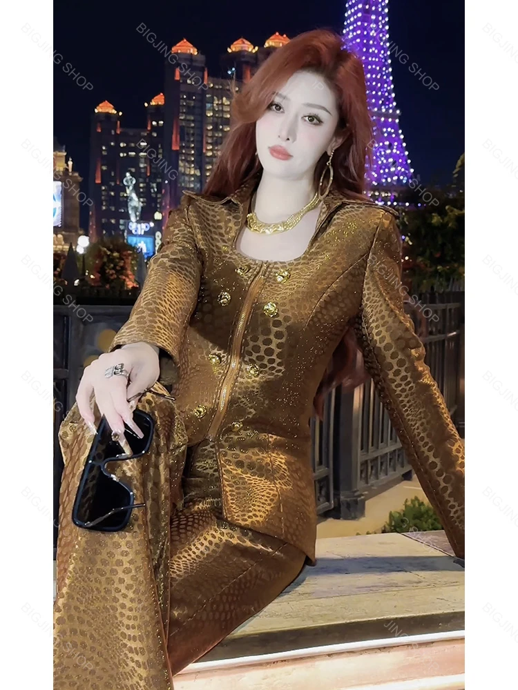 《金钱花》2025夏季冰丝透气显瘦气质套装